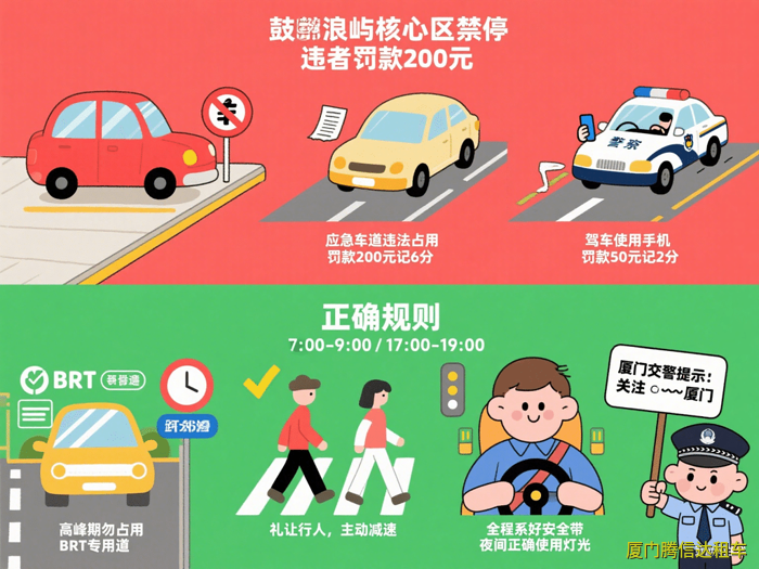 2025廈門租車自駕必看、新手司機(jī)避坑指南