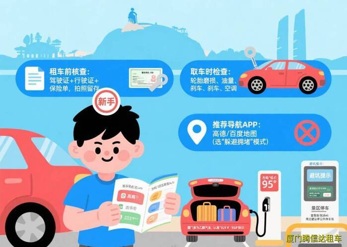 2025廈門租車自駕必看、新手司機(jī)避坑指南
