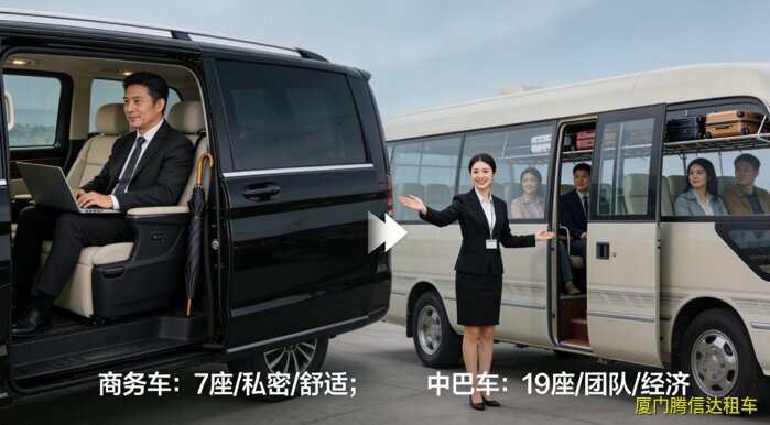 廈門包車帶司機(jī)多少錢？商務(wù)車/中巴車不同車型報(bào)價(jià)對(duì)比